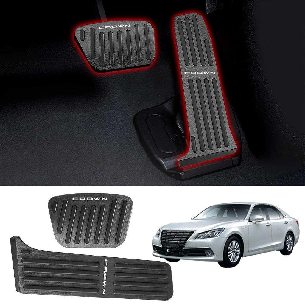 Yamlten Crown Pedal Cover 2022 Compatible with the New Crown CROWN TZSH35 AZSH35 CROWN CROSSOVER Accelerator Black (September - Present) Pedal,