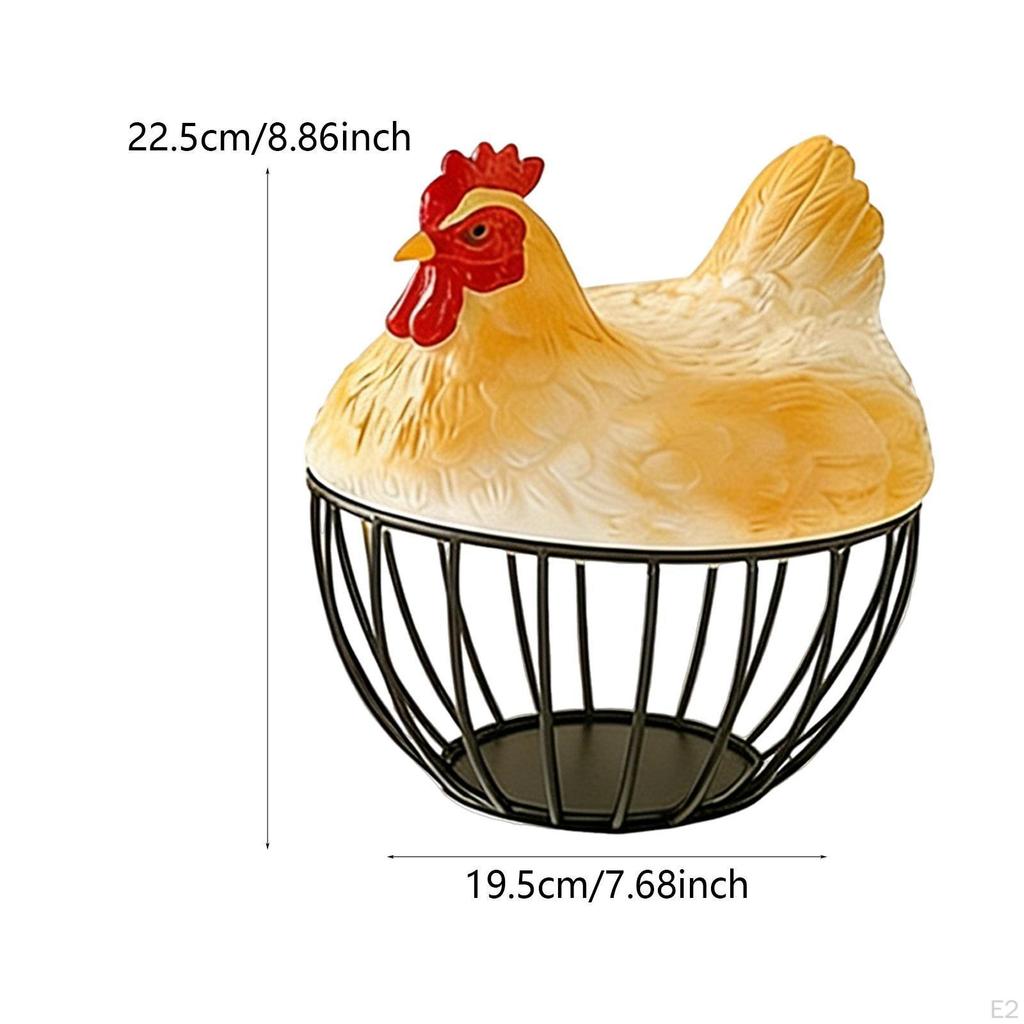 Chicken Egg Basket Collection Basket, Durability, Versatile, Organizer Eggs Storage Container