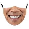 Washable Reusable Human Face Expression Print Mask Realistic Printed Novelty Gag Mask  Halloween