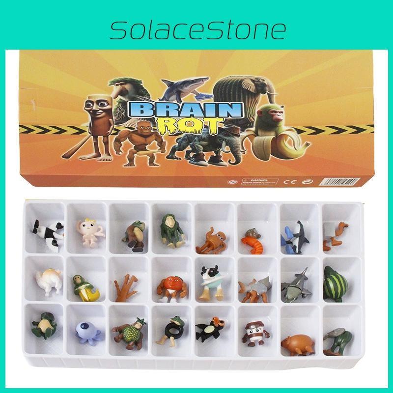 Brainrot Italian Al Tung Tung Sahur Holiday Advent Calendar Blind Box For Kids