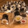 New Creativity Novelty Simulation Food Sushi Fish Bamboo Wheel Squeeze Stress Relief Toy Children'S Fun Pendants Craft Gift