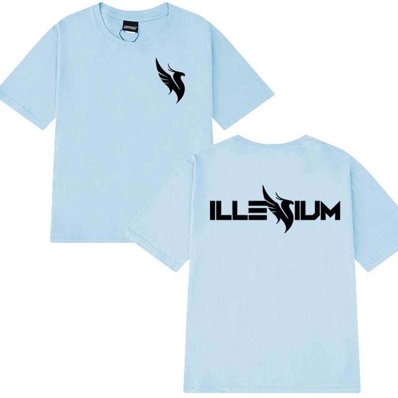 High Quality Illenium Dj Music Double Sided Printed Short Sleeve T-shirts 2025 Men Women Trend Casual T Shirt Unisex Cotton Tops