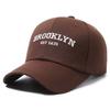 1pc Soft Retro Letters Baseball Caps for Women,solid Color Embroidered Sun Hat Adjustable Men Sports Peaked Cap Trucker Dad Hats