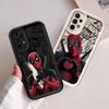 Marvel Deadpool pouzdro pro Samsung Galaxy A23 A12 A36 A33 A16 A26 A22 A32 A34 A56 A24 A13 A14 Měkký kryt