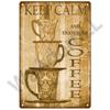 Metal Sign Retro Decor Coffee Vintage Tin Sign Plaque Metal Plate Wall Art Posters For Kitchen Bar Cafe Room Retro Iron Paint