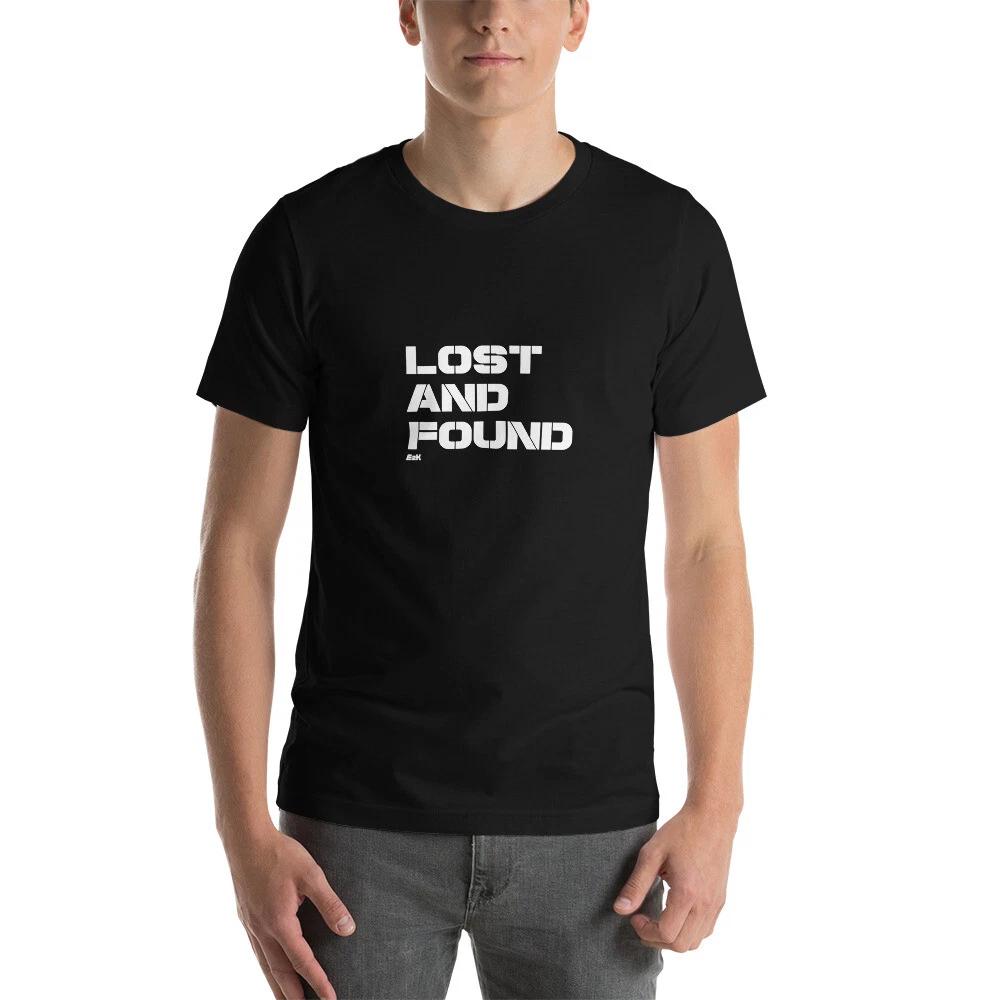 

E2K Lost and found Unisex T-Shirt God Jesus Christ faith grace gospel christian M