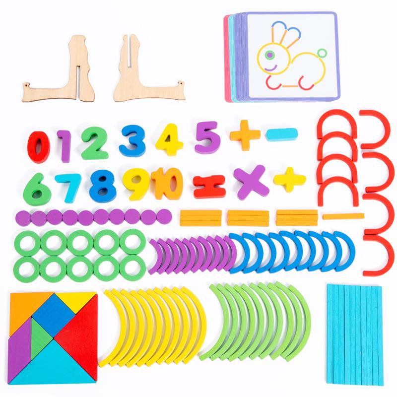 Kids' Creative Tangram Puzzle: Educational Logic and Building Blocks for Early Learning