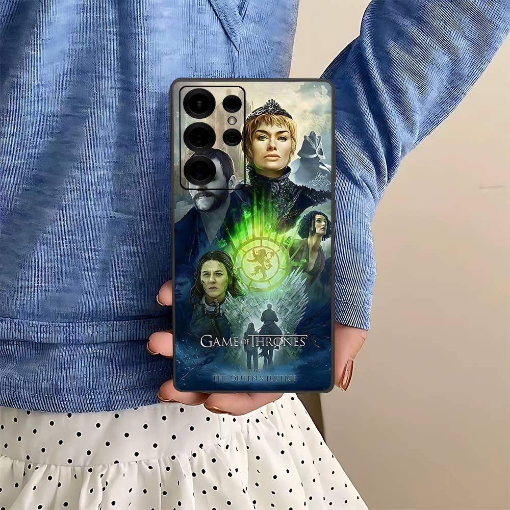 Film G-Game Of T-Thrones Phone Case For Samsung S 24 Fe 25 Ultra Plus 20 Lite 21 30 22 23 24 22 Ultra 5G Fundas
