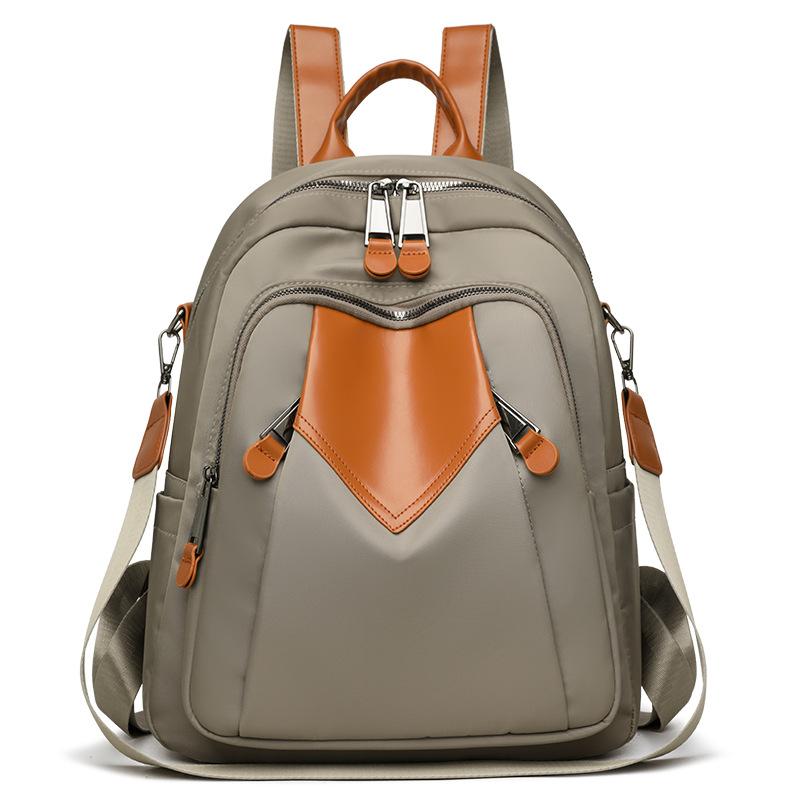 Рюкзак с прошивкой Женский рюкзак большой емкости для commuters Студенческая школьная сумка серый 2250₽