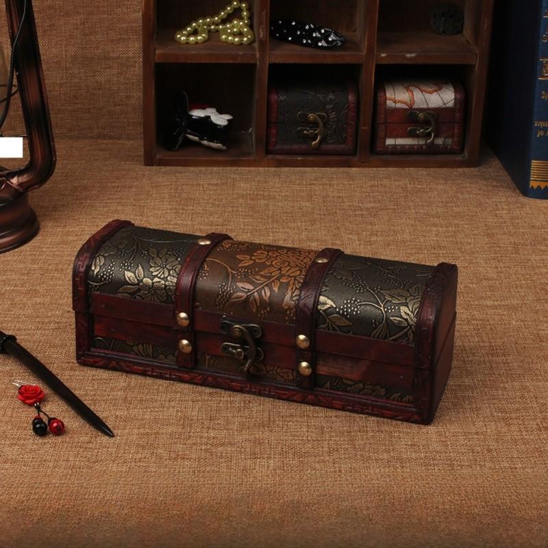 Hairpin Retro Style Storage Box With Artistic Pattern For Home And Decor Office