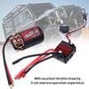5 Slot 550 Brushed Motor 80A ESC Combo Set RC Car Accessories for 1 10 RC Crawler Car(12t80A )