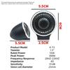 1.5" Universal Car Mounted Tweeter MAX 300W High Quality 25mm Dome Speaker Modification Aluminum Shell Wire Film Tweeter