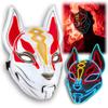 LED Cat Mask Glowing Cosplay Halloween Cat Costume Party Carnival