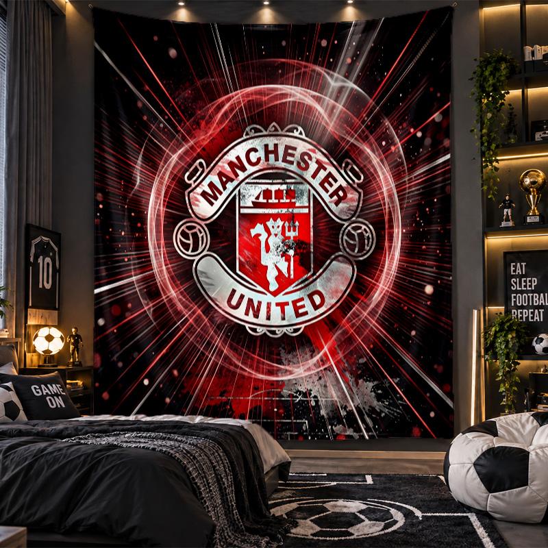 Wandbehang Tapisserie Manchester United Drucktuch für Wohnzimmer Schlafzimmer Heimdekoration