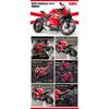 Diecast Spray 1/7 Ducati Superleggera V4 Super Motorcycle Model Collection Miniature Voiture Ornament Boyfriend Gift Toy Vehicle