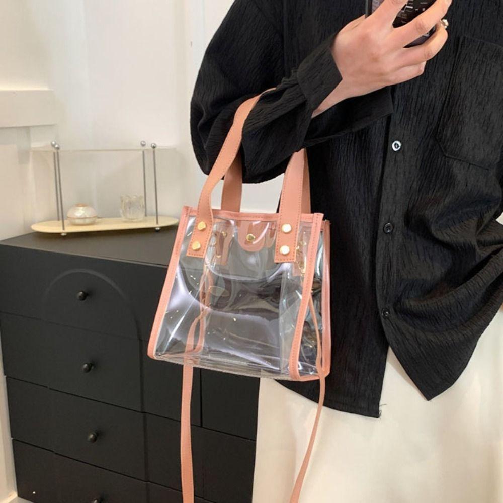 Jelly Bag PVC Transparent Bag Summer Crossbody Bag Waterproof Women Handbag  Beach