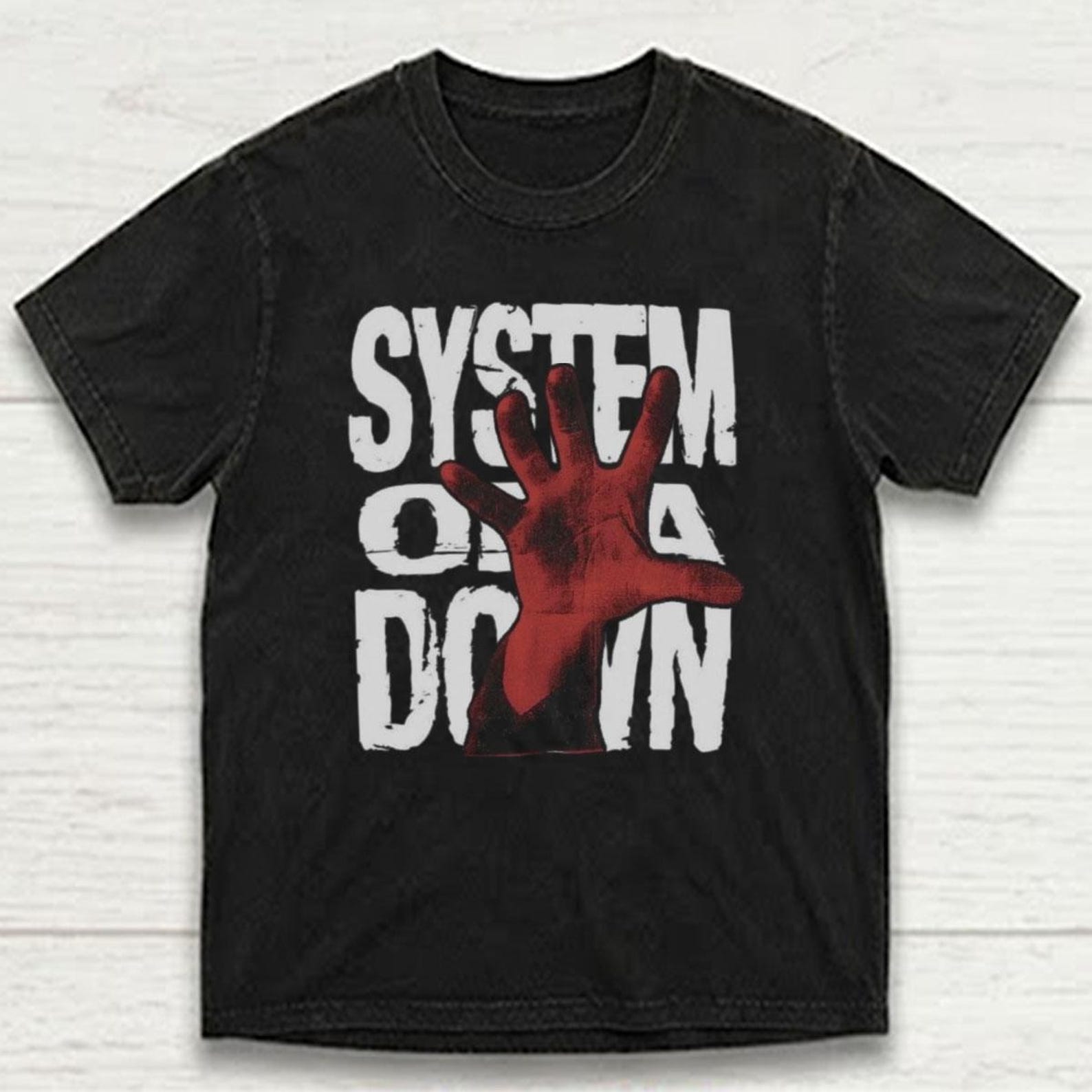 System Of A Down Band T-Shirt | Rock Music Graphic Tee | Unisex Merch L