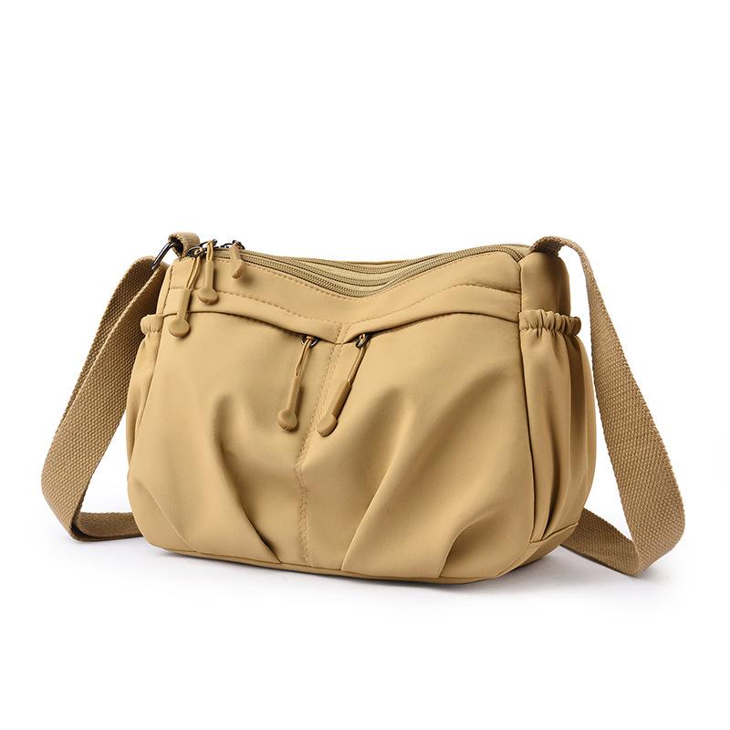 Crossbody Bag - Simple Design, Large Capacity, Multi-layered, Lightweight, Single-shoulder Bag