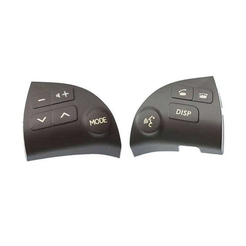 2PCS For Lexus ES350 ES240 2006-2012 Car Steering Wheel Multifunction Bluetooth Speaker Volume Control Button Switch Cover Cap