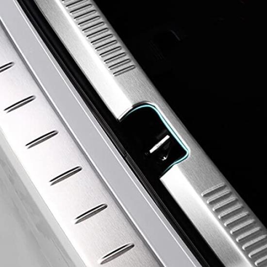 Wellvie Rear Bumper Step Guards for Toyota Camry 70 Trunk Luggage Step WS Custom Interior Car Parts of Series, Guards, Protectors, X, G, Sport,