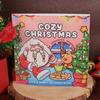 Gemütliches Weihnachten Weihnachts-Malbuch Cartoon Stressabbau Taschenbuch Malen Geschenk Pädagogisch Montessori Zeichenspielzeug