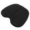 Kajak-Sitzkissen 375 x 320 mm Bequem für Angelkajaks EVA-Sitzpolster für Paddler Langes Sitzen Schwarz