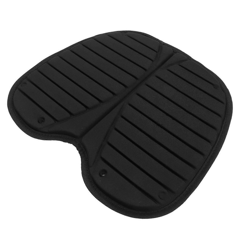 Kajak-Sitzkissen 375 x 320 mm Bequem für Angelkajaks EVA-Sitzpolster für Paddler Langes Sitzen Schwarz
