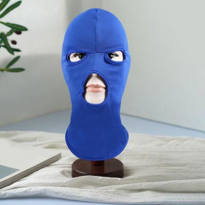 Yousheng Unisex Full Cover Riding Headgear Oddychający elastyczny otwarty usta Pokaż oczy twarz kaptur dorosły kostium cosplay