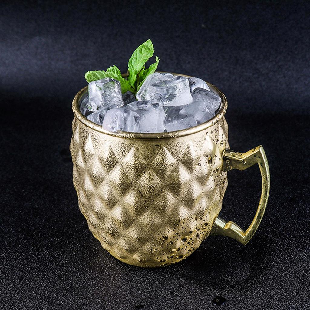Mule Mug 530ml Hammered Sturdy Water Cup for and Cold Milk Kitchen
