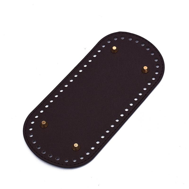 22*10Cm Long Bottom For Knitted Bag Pu Leather Bag Base Handmade Bottom With