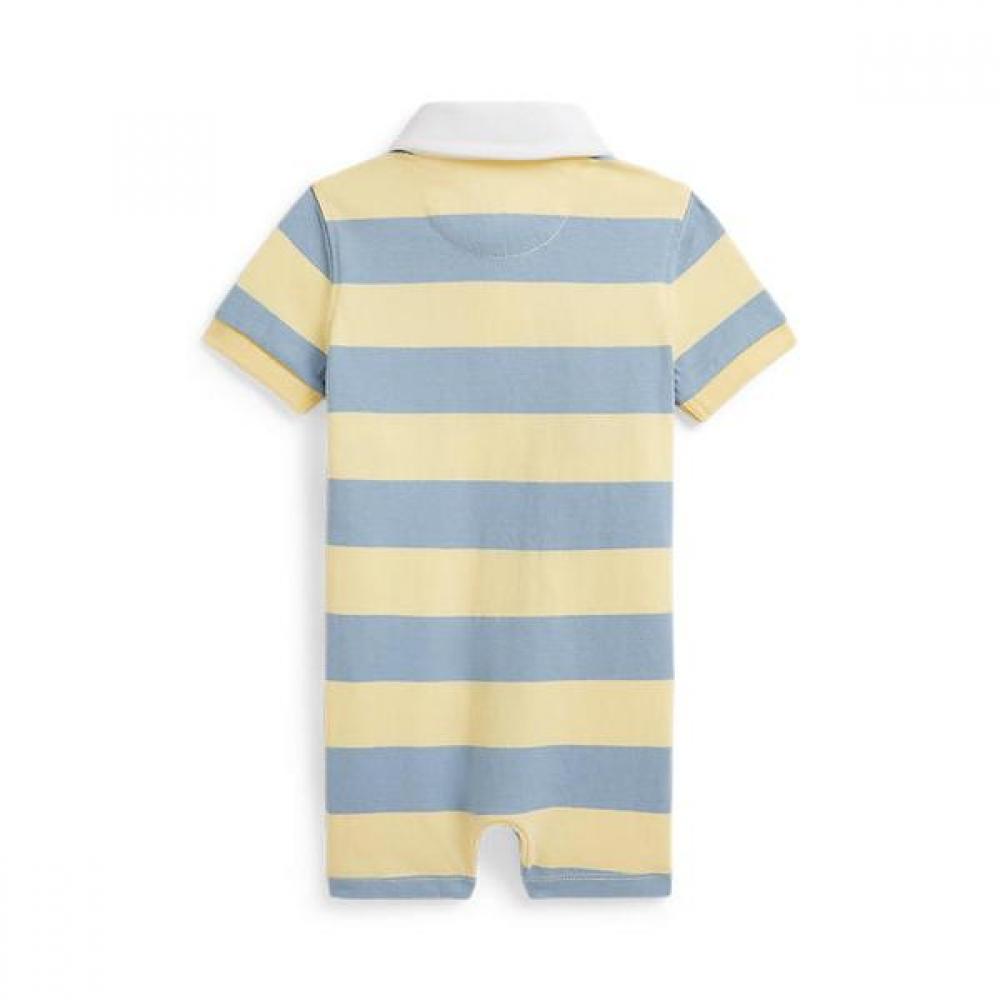 Polo Ralph Lauren Baby Boy Stripe Cotton Rugby Shortall