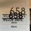 Exquisitely Crafted Custom Vintage Metal Address Plaque Reusable Spiral Shape Outdoor Wall Mount
