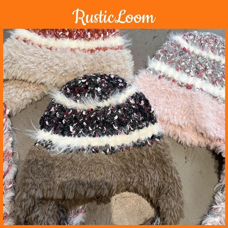 Winter Knit Warm Cap Padded Lining Women Cold Weather Trendy Hat Breathable