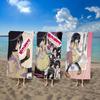 Anime Watamote Kuroki Tomoko Anime Beach Swimming Towel Soft Absorbent Washcloth Children's Gifts For Kids Travel Camping Gym