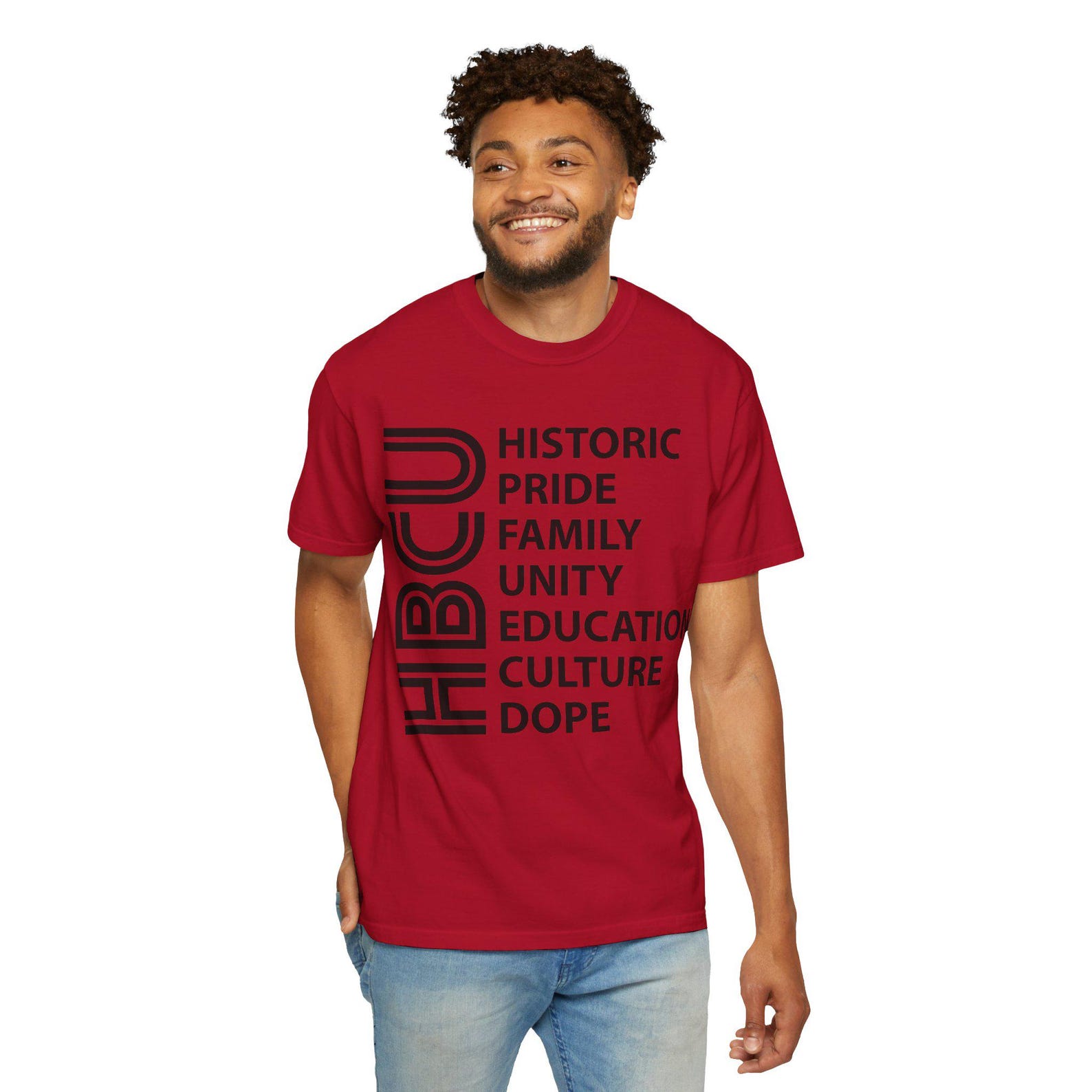 HBCU Pride T-Shirt - Unisex Garment-Dyed Cotton Tee L
