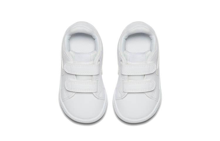 Nike Court Royale Casual Low Top Skateboard Shoes White Infant And Toddler 833537-102