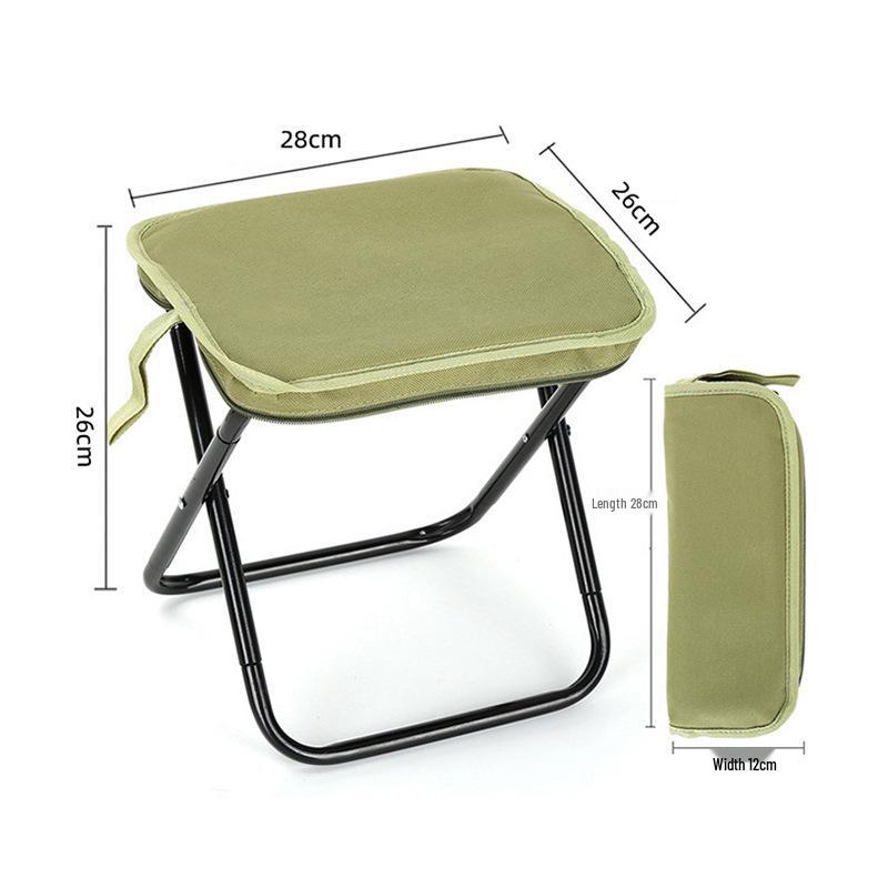Portable Folding Stool for Outdoor Activities and Storage