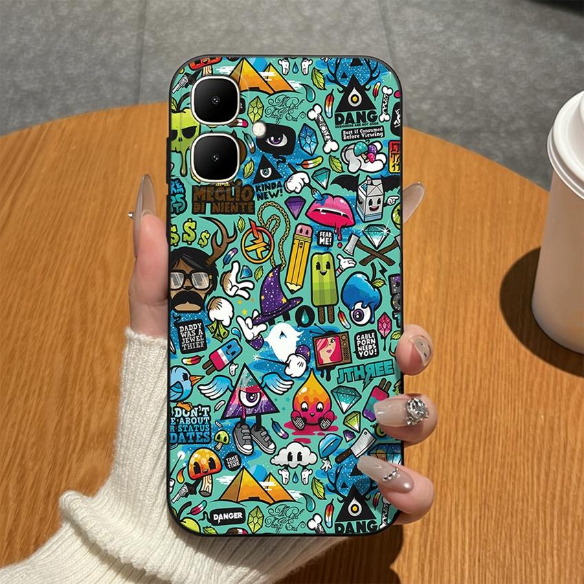 For Infinix Smart 10 8 7 6 Plus 8 5 Pro 8HD 6HD Phone Cases Fashion Leopard Patterns Soft Matte Silicone Shell For Infinix Smart9 3+ Lightweight Cover