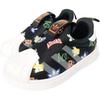Adidas Originals Superstar 360 I Fashion Classic Anti-Kick Shock Absorbing Durable Breathable Low-Top Walking Shoes Baby Shoes Black JS0684