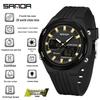 Sanda Bestseller Waterproof Summer Sports Watch with 4 Alarms, Snooze, and Countdown Timer.