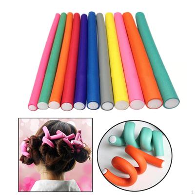 10 .45 Inch -Rods , Foam Hair Roller Ing Rods, Rollers, Suitable for Beginners To DIY Hairstyles