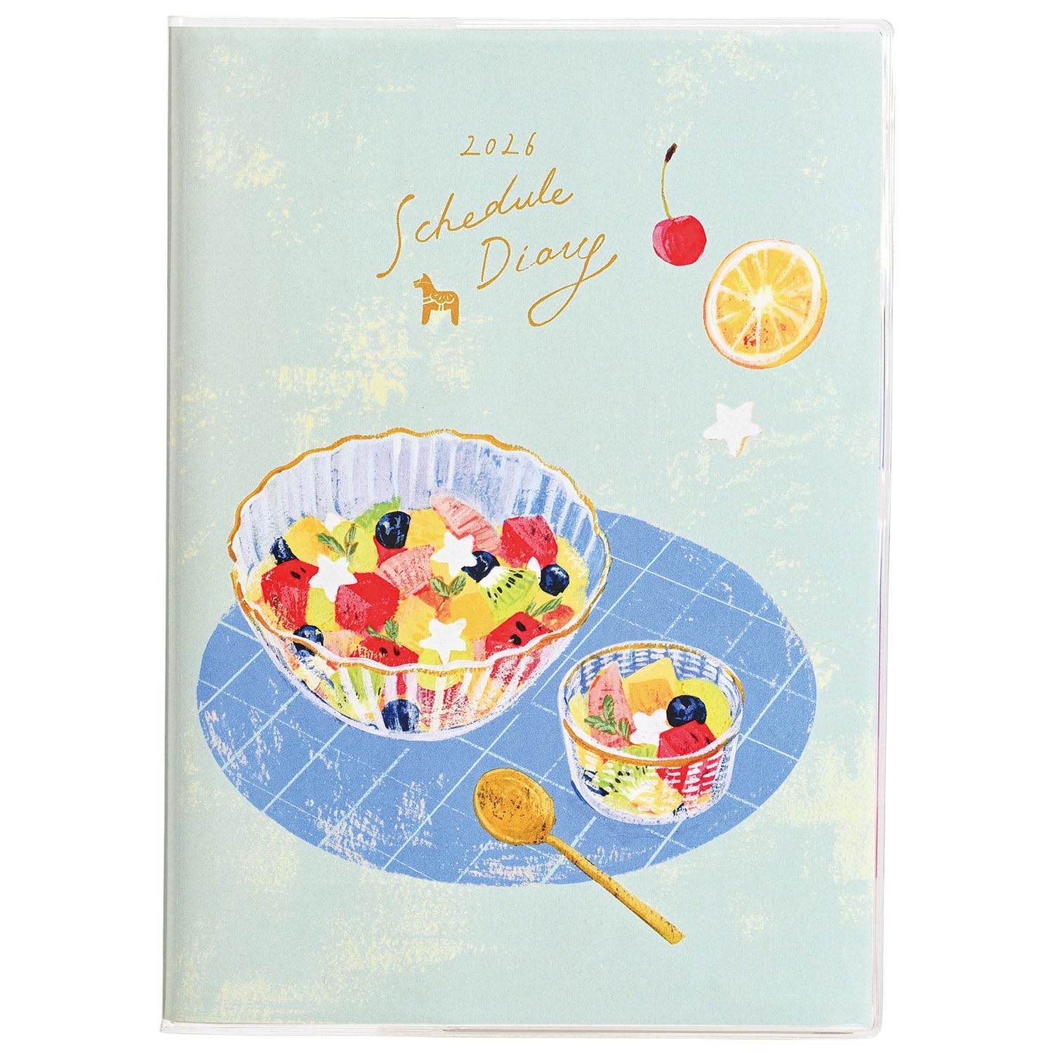 

Kutsuwa Color Index Planner, 2026, B6, Weekly, Monday Start, Fruit Punch Design, 128SHC, December 2025 Start