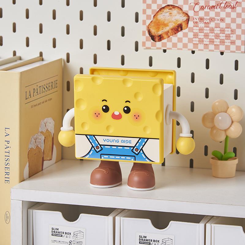 

Creative Cartoon Pen Holder – Desktop Storage Box for Student Study,Makeup Brushes & Office.High appearance,multi-purpose & cute жёлтый