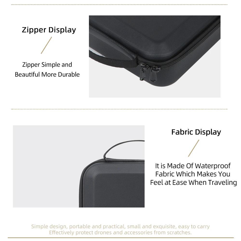 Anti-Scratch Dustproof Storage Handbag for DJI Neo 2 Hard Shell Portable Travel Case Drone Accessories Organizer