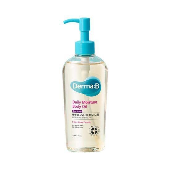 Derma B Daily Moisture Body Oil 200ml (Choose 1 of 2 types: Peach/Purple Pig)