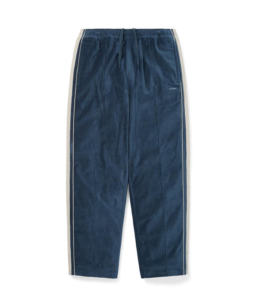 THISISNEVERTHAT Pantalone Tuta in Velluto Blu