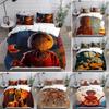 Halloween Pumpkin Killer Sam Scarecrow Duvet Cover Bedding Set Pillowcase Quilt
