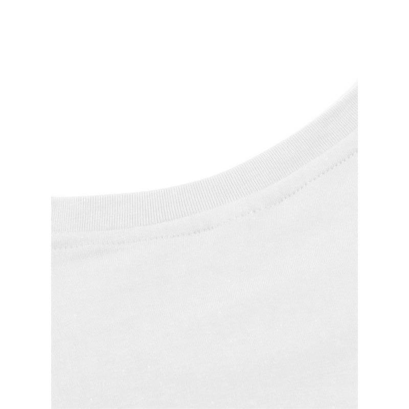 Womens Black Daisy Floral Print Tee 100% Cotton Soft Breathable Round Neck Short Sleeve Small Large White Daisies Relaxed Fit Machine Washable