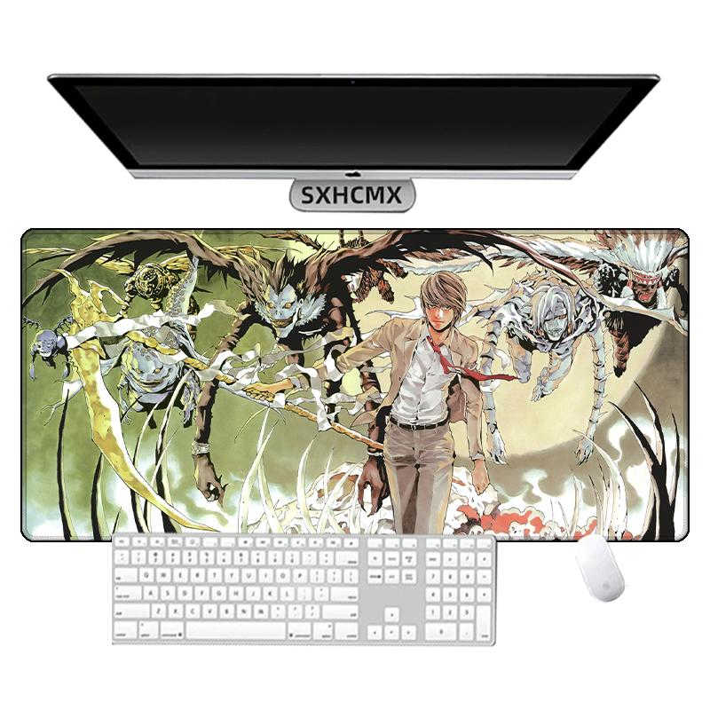 Death Note XL Xmm Anime Podložka pod myš HD Tisk Počítačový Herní Zamykací Zamykací Hrana Podložka pod myš XXL xmm Klávesnice PC Podložka na stůl