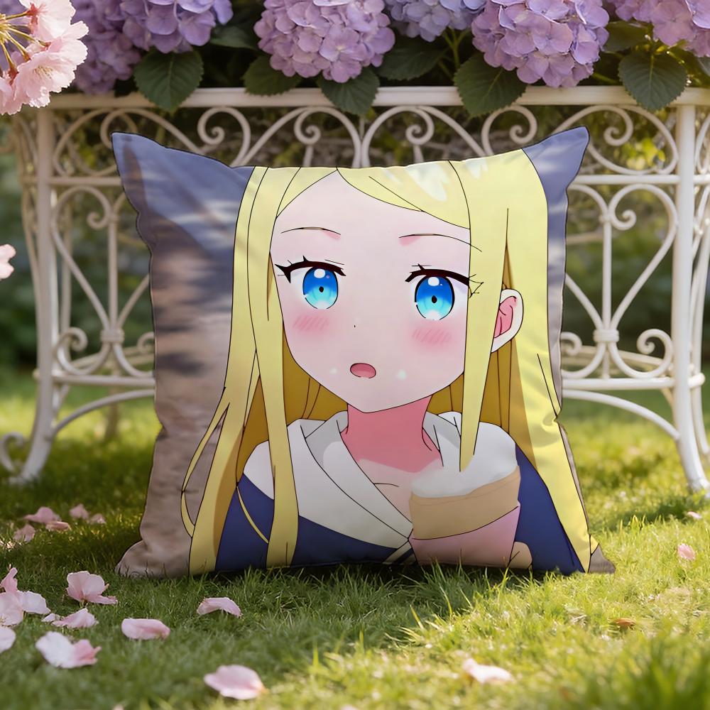 Anime S-Sasaki and Peeps Cushion Cover Home & Car Dual-Scene Pillow Cover: Reversible for Premium Comfort